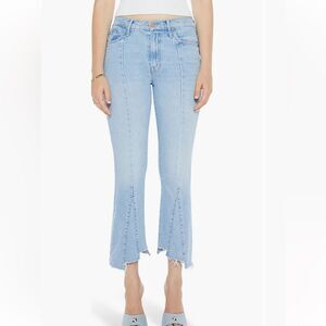 MOTHER The Insider Crop Pointy Fray Let’s Get it Together Jeans size 30